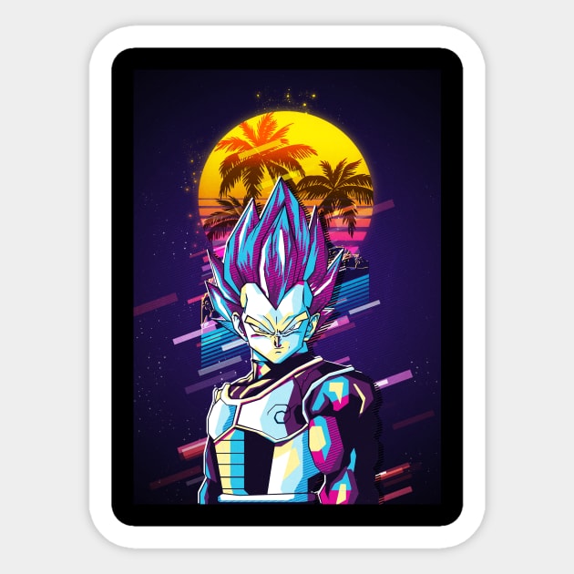 Vegeta DragonBall Sticker by Sakent